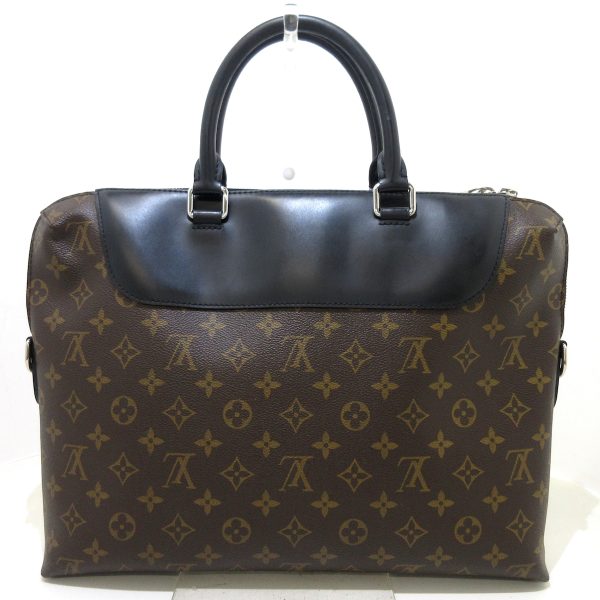 37391289 3 Louis Vuitton PDJNM Monogram Macassar Canvas Business Bag Brown