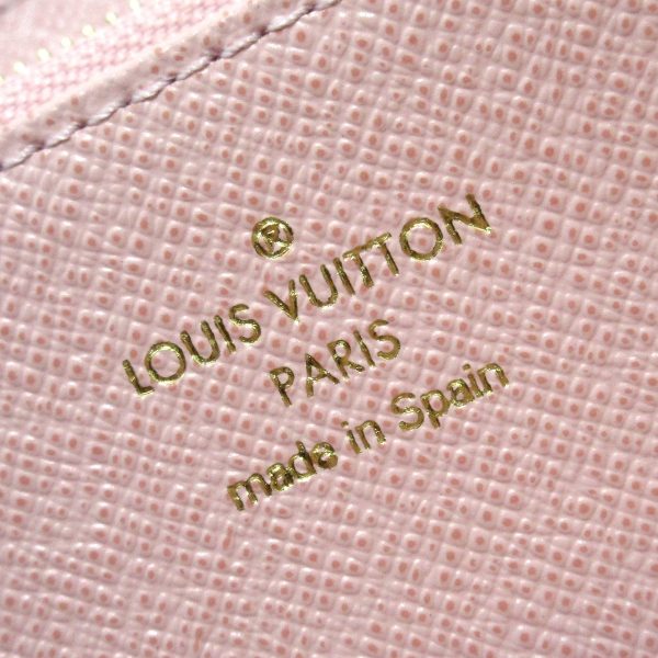 37392898 5 Louis Vuitton Zippy Wallet Vivienne Monogram Canvas Long Wallet Rose Valerine