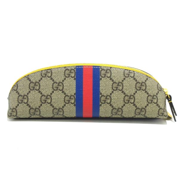 37393283 2 Gucci GG Supreme Pencil Case Donald Duck Light Brown Multi