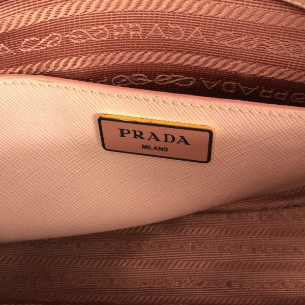 37393430 7 Prada Promenade Handbag Saffiano Leather Pink