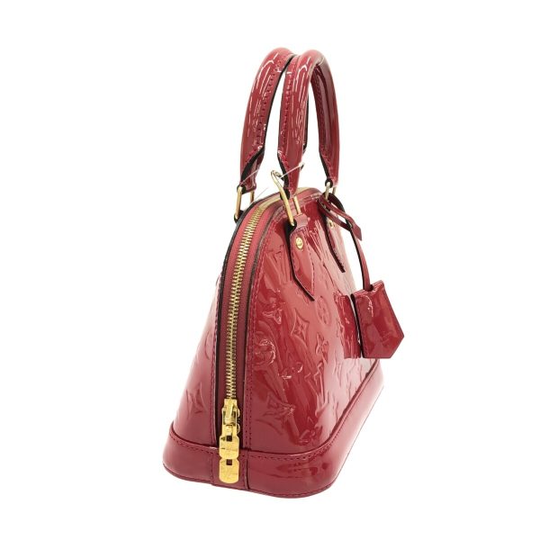 37393481 2 Louis Vuitton Alma Leather Patent Handbag Rose