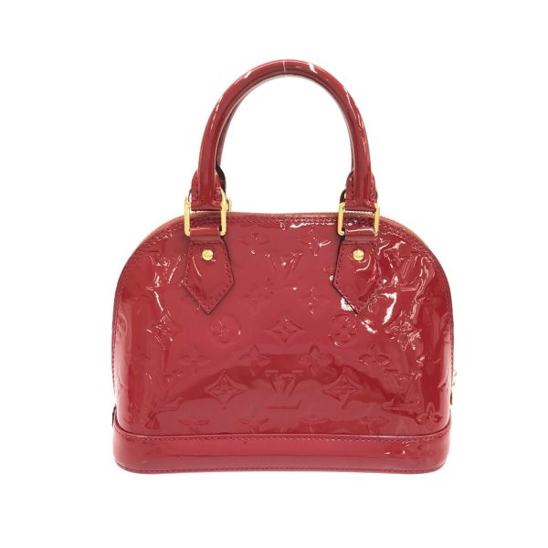 37393481 3 Louis Vuitton Alma Leather Patent Handbag Rose