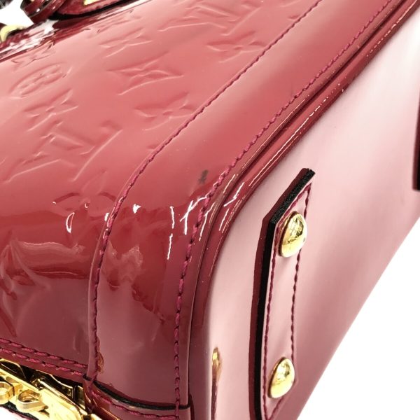 37393481 5 Louis Vuitton Alma Leather Patent Handbag Rose