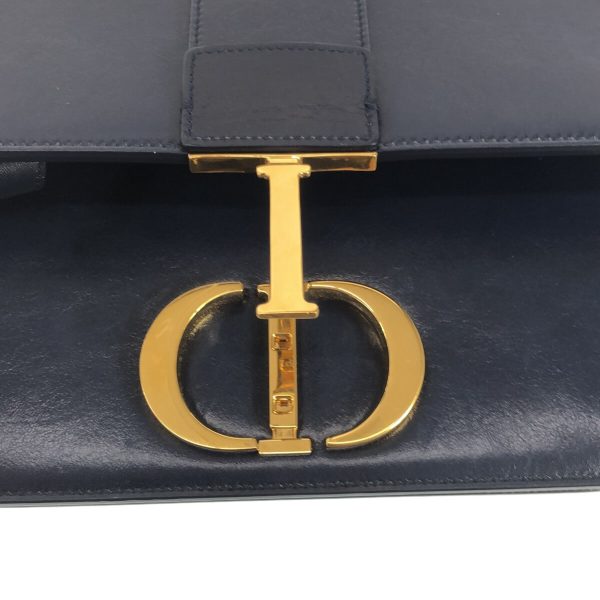 37394381 10 Dior Montaigne Flap Bag Navy Leather