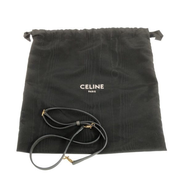 37394424 11 Celine Belt Bag Nano Grained Calf Handbag Gray