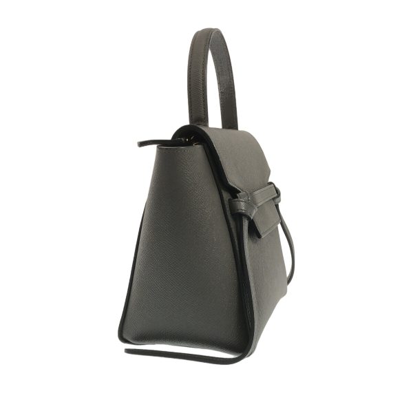 37394424 2 Celine Belt Bag Nano Grained Calf Handbag Gray