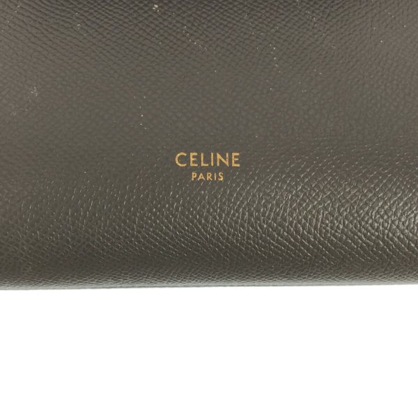 37394424 7 Celine Belt Bag Nano Grained Calf Handbag Gray