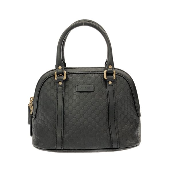 37394454 1 Gucci Micro Guccisima Handbag Black Leather