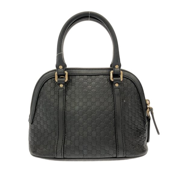 37394454 3 Gucci Micro Guccisima Handbag Black Leather