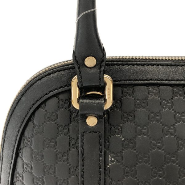 37394454 9 Gucci Micro Guccisima Handbag Black Leather