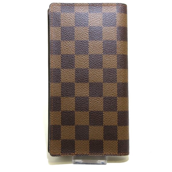 37394643 2 Louis Vuitton Porte Cult Credit Damier Canvas Yen Billfold Ebene