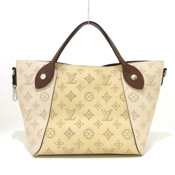 37395239 1 Louis Vuitton Hina Mahina Calf Leather Tote Bag Creme