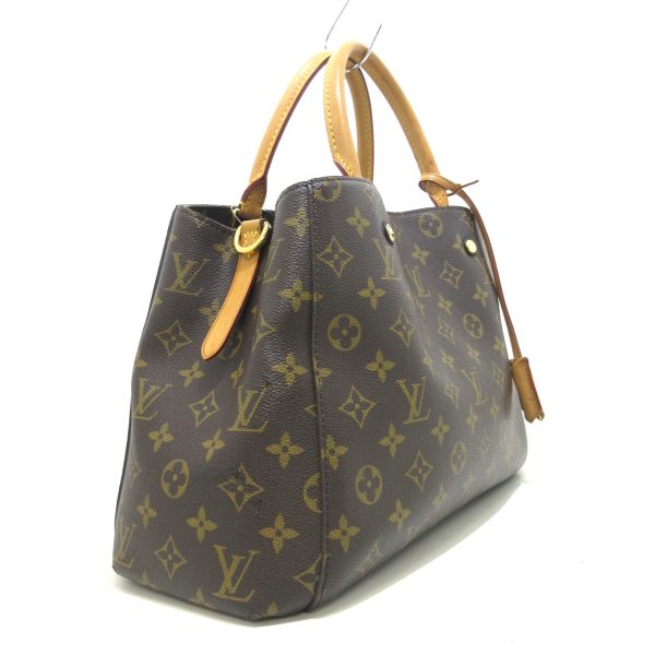 37395430 2 Louis Vuitton Montaigne Monogram Canvas Handbag Brown