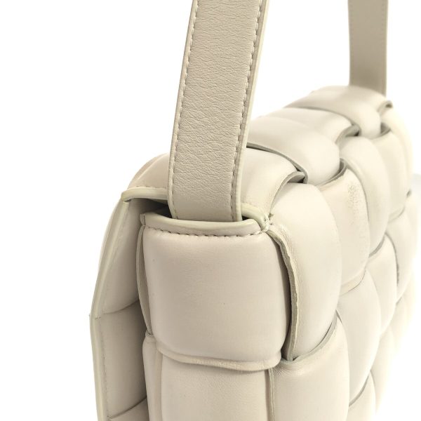 37395842 9 Bottega Veneta Padded Cassette Shoulder Bag White