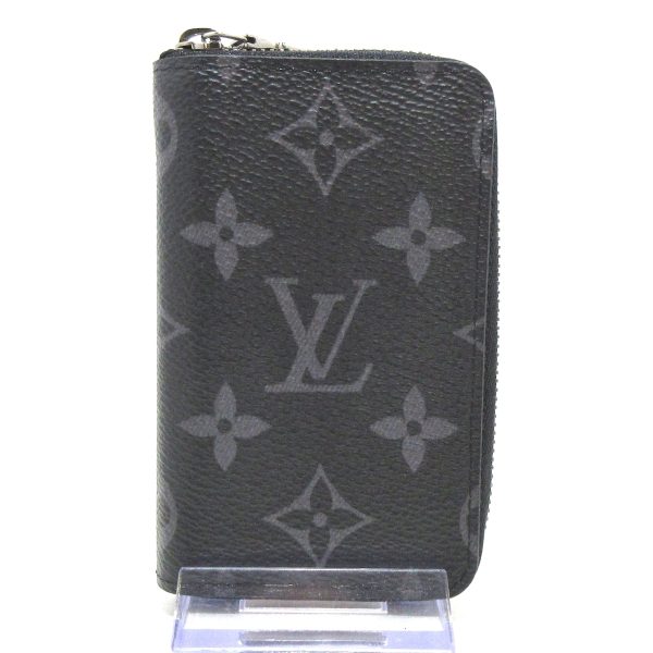 37395855 1 Louis Vuitton Monogram Eclipse Canvas Coin Case Brown