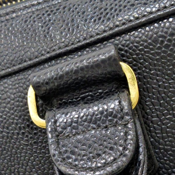 37397418 9 Chanel Handbag Caviar Skin Black