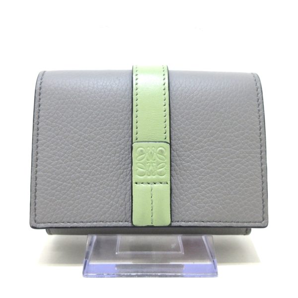 37397421 1 Loewe Trifold Wallet Leather Gray