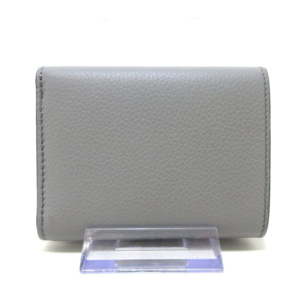 37397421 2 Loewe Trifold Wallet Leather Gray