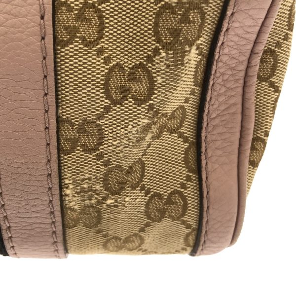 37397976 15 Gucci GG Sherry Handbag Beige Red Jacquard