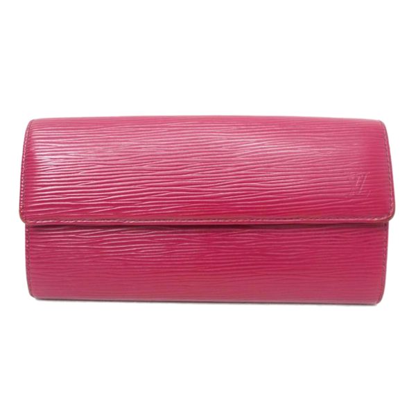 37407 1 Louis Vuitton Sarah Wallet Epi Fuchsia