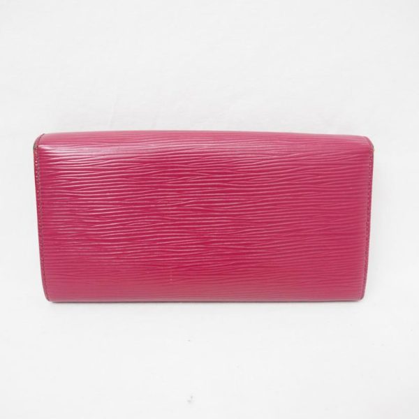 37407 2 Louis Vuitton Sarah Wallet Epi Fuchsia