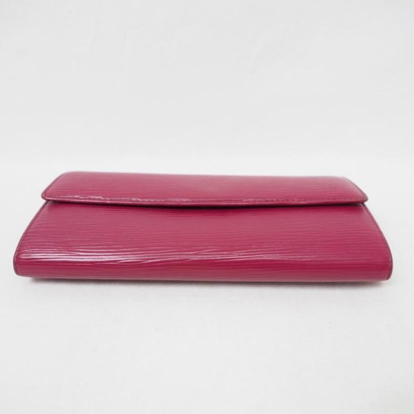 37407 3 Louis Vuitton Sarah Wallet Epi Fuchsia