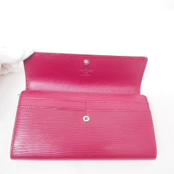 37407 6 Louis Vuitton Sarah Wallet Epi Fuchsia