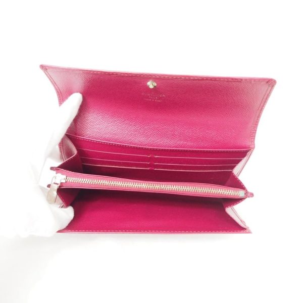 37407 7 Louis Vuitton Sarah Wallet Epi Fuchsia