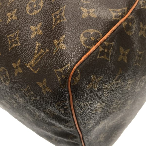 37408981 5 Louis Vuitton Keepall Monogram Canvas Boston Bag Brown