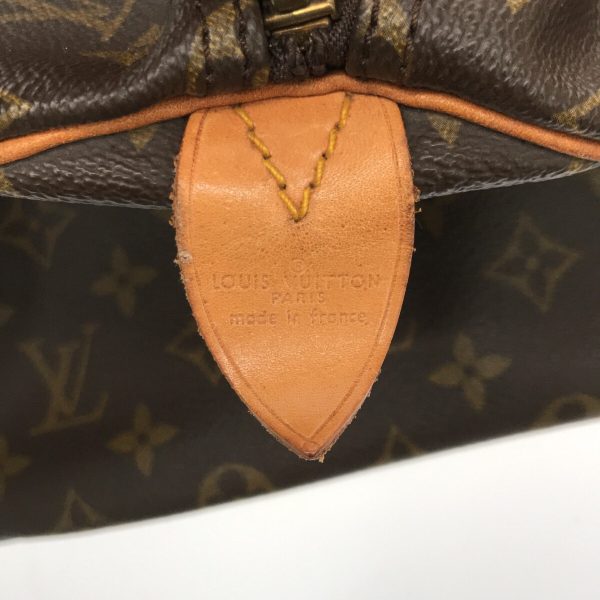 37408981 7 Louis Vuitton Keepall Monogram Canvas Boston Bag Brown