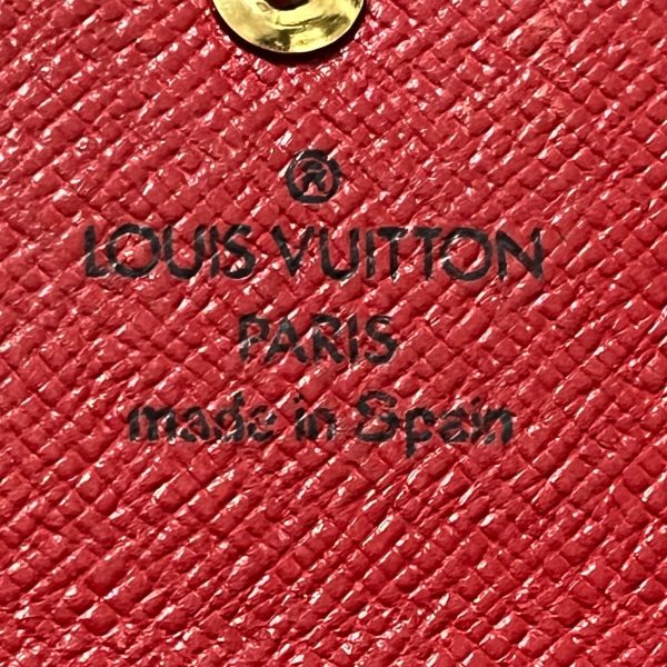 37409722 5 Louis Vuitton Porte Tresor Leather Long Wallet Castilian Red