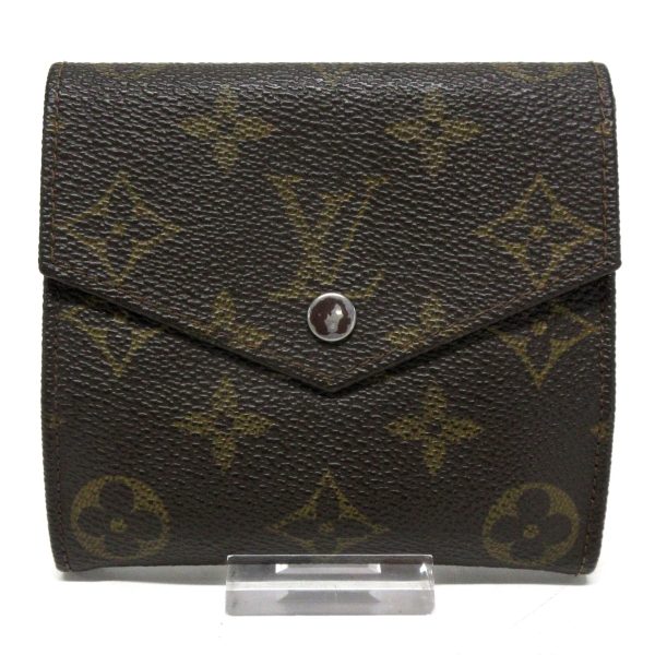 37409763 1 Louis Vuitton Portomonevier Monogram Canvas W Hook Wallet Brown