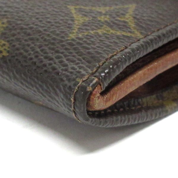 37409763 6 Louis Vuitton Portomonevier Monogram Canvas W Hook Wallet Brown