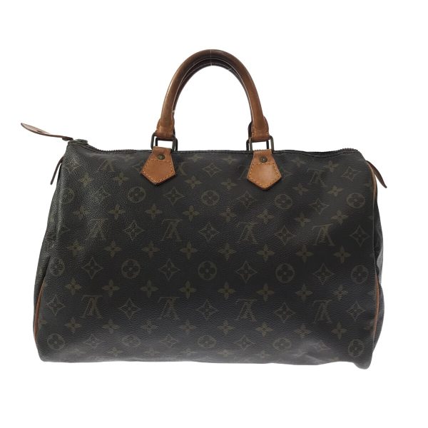 37411423 3 Louis Vuitton Speedy Canvas Monogram Handbag Brown