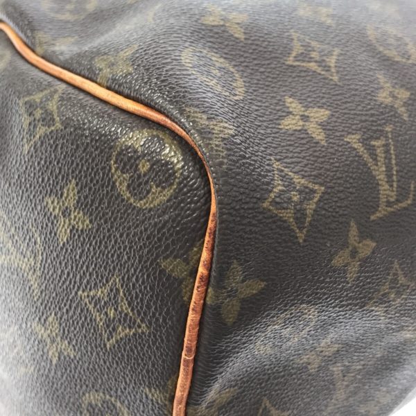 37411423 5 Louis Vuitton Speedy Canvas Monogram Handbag Brown