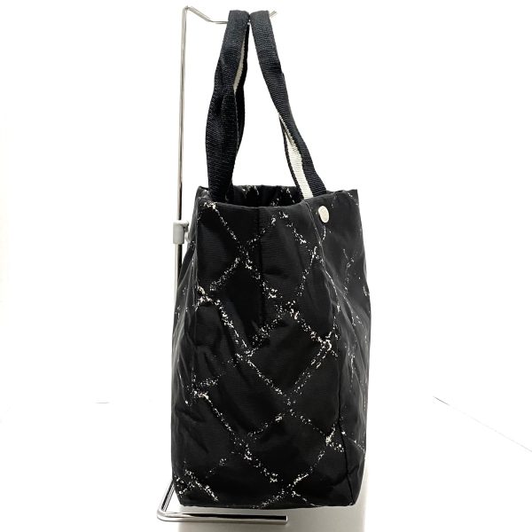 37412882 2 Chanel Vintage Tote Bag Nylon Black White