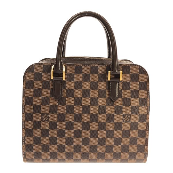 37413587 3 Louis Vuitton Triana Damier Canvas Handbag Ebene