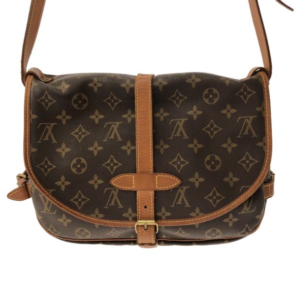 37415039 3 Louis Vuitton Saumur Monogram Canvas Shoulder Bag Brown