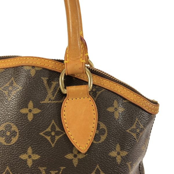 37416166 10 Louis Vuitton Lockit Monogram Canvas Handbag Brown