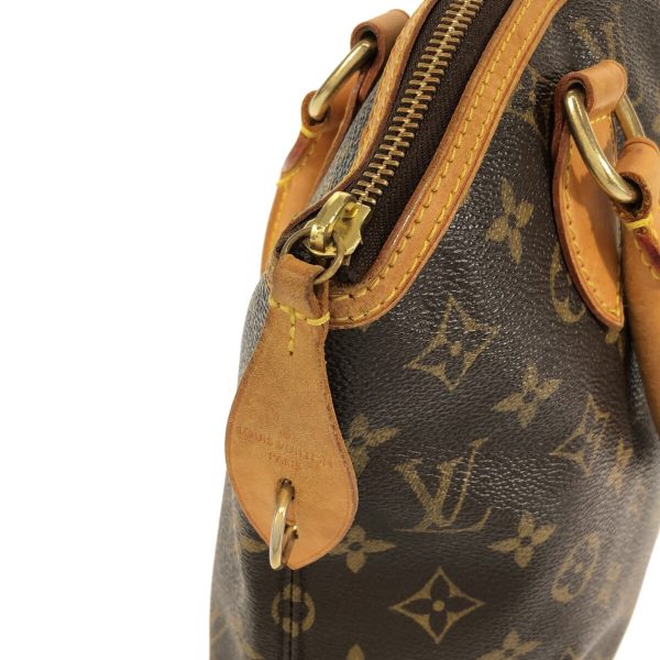 37416166 11 Louis Vuitton Lockit Monogram Canvas Handbag Brown