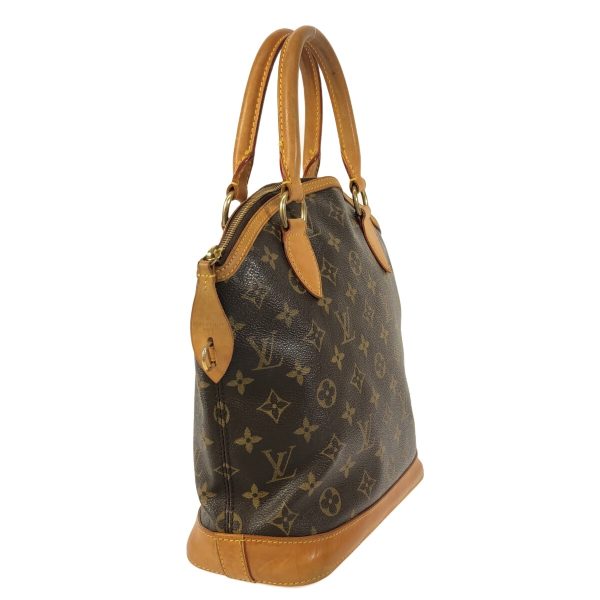 37416166 2 Louis Vuitton Lockit Monogram Canvas Handbag Brown