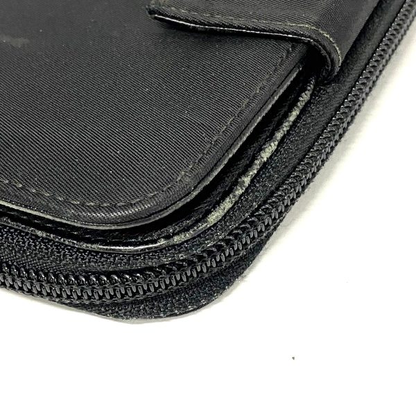 37416289 6 Prada Bifold Wallet Nylon Leather Black