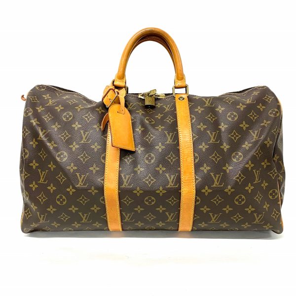 37416293 1 Louis Vuitton Keepall Monogram Canvas Boston Bag Brown