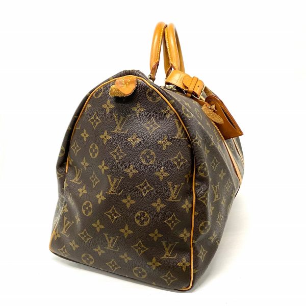 37416293 2 Louis Vuitton Keepall Monogram Canvas Boston Bag Brown