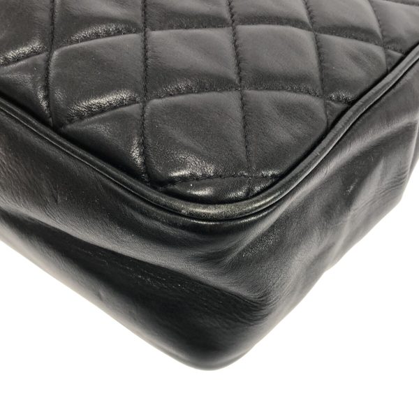 37416344 5 Chanel Matelasse Tote Bag Lambskin Black