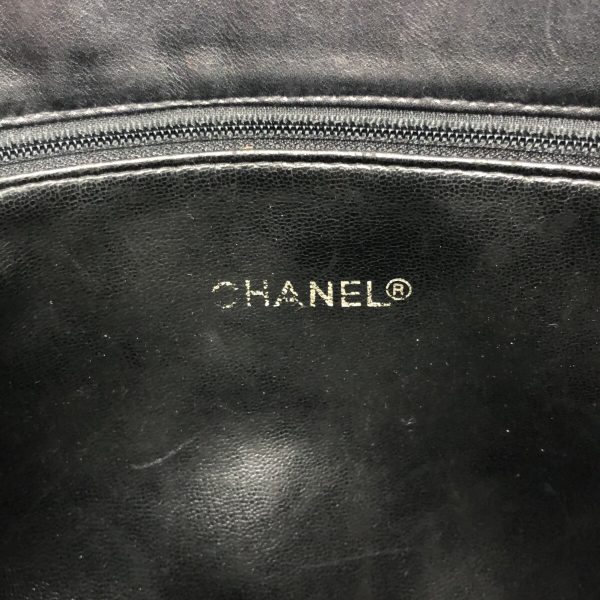 37416344 7 Chanel Matelasse Tote Bag Lambskin Black