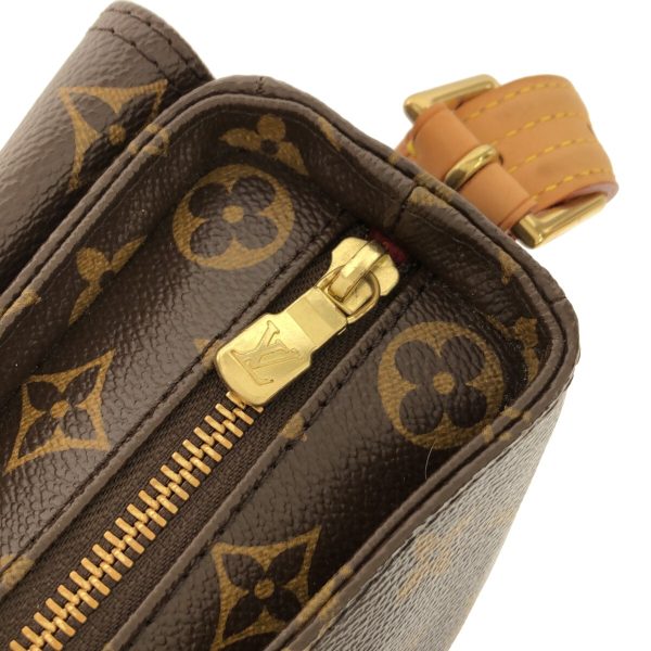 37416640 11 Louis Vuitton Vivacite Monogram Canvas Shoulder Bag Brown