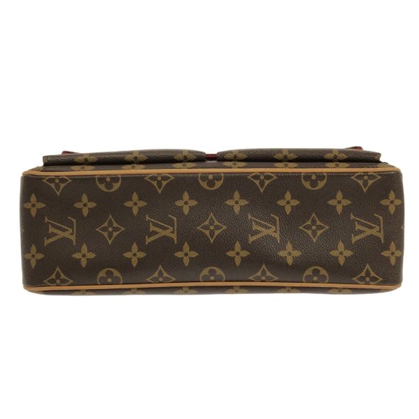 37416640 4 Louis Vuitton Vivacite Monogram Canvas Shoulder Bag Brown