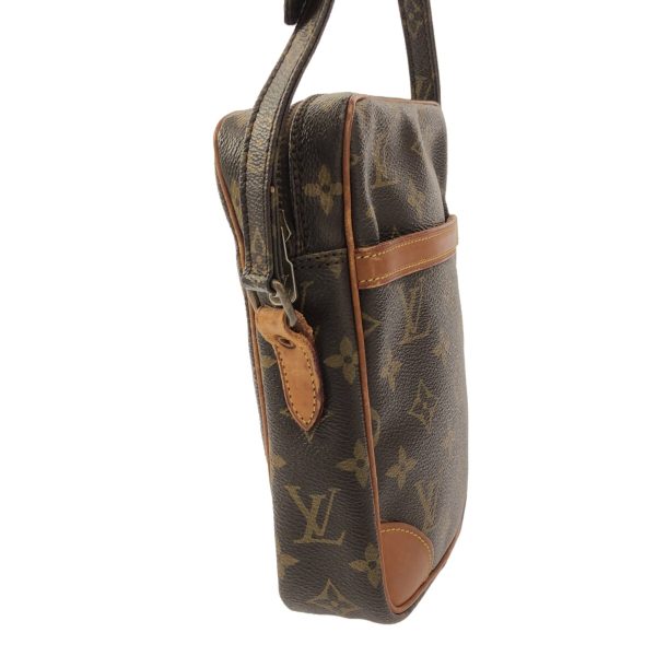 37417031 2 Louis Vuitton Danube Monogram Canvas Shoulder Bag Brown