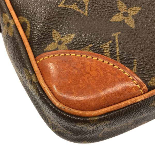 37417031 5 Louis Vuitton Danube Monogram Canvas Shoulder Bag Brown